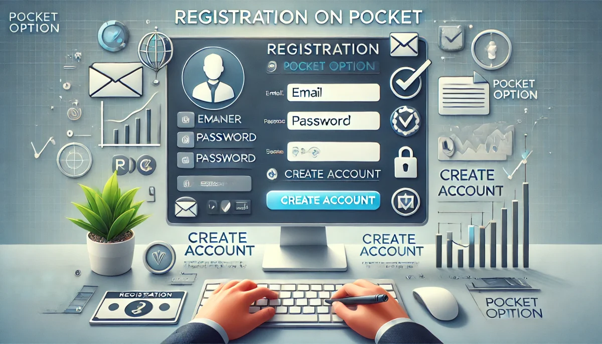 Registration and verification of Pocket Option on the website 