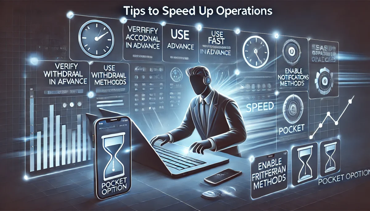 Tips to speed up transactions and how to make a Pocket Option withdrawal