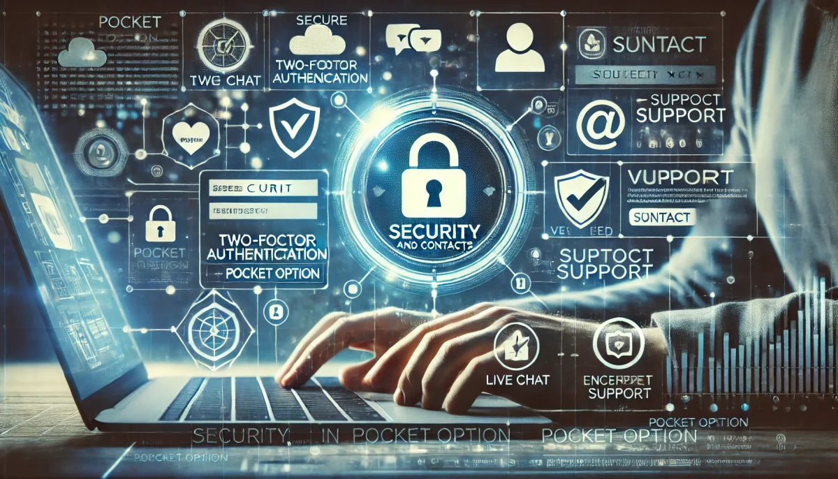 Security and contacts in Pocket Option