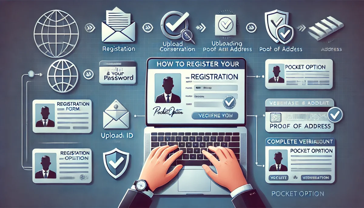 How to register and confirm your account in Pocket Option