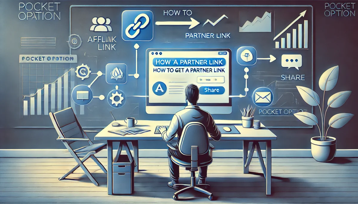 Pocket Option affiliate program - how to get an affiliate link?