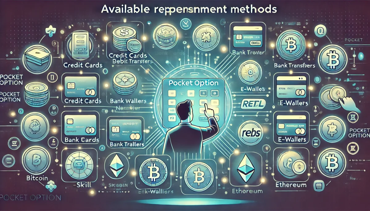 Available methods of replenishment of Pocket Option