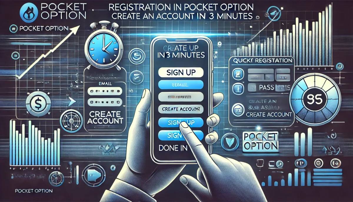 Registration in Pocket Option: creating an account in 3 minutes